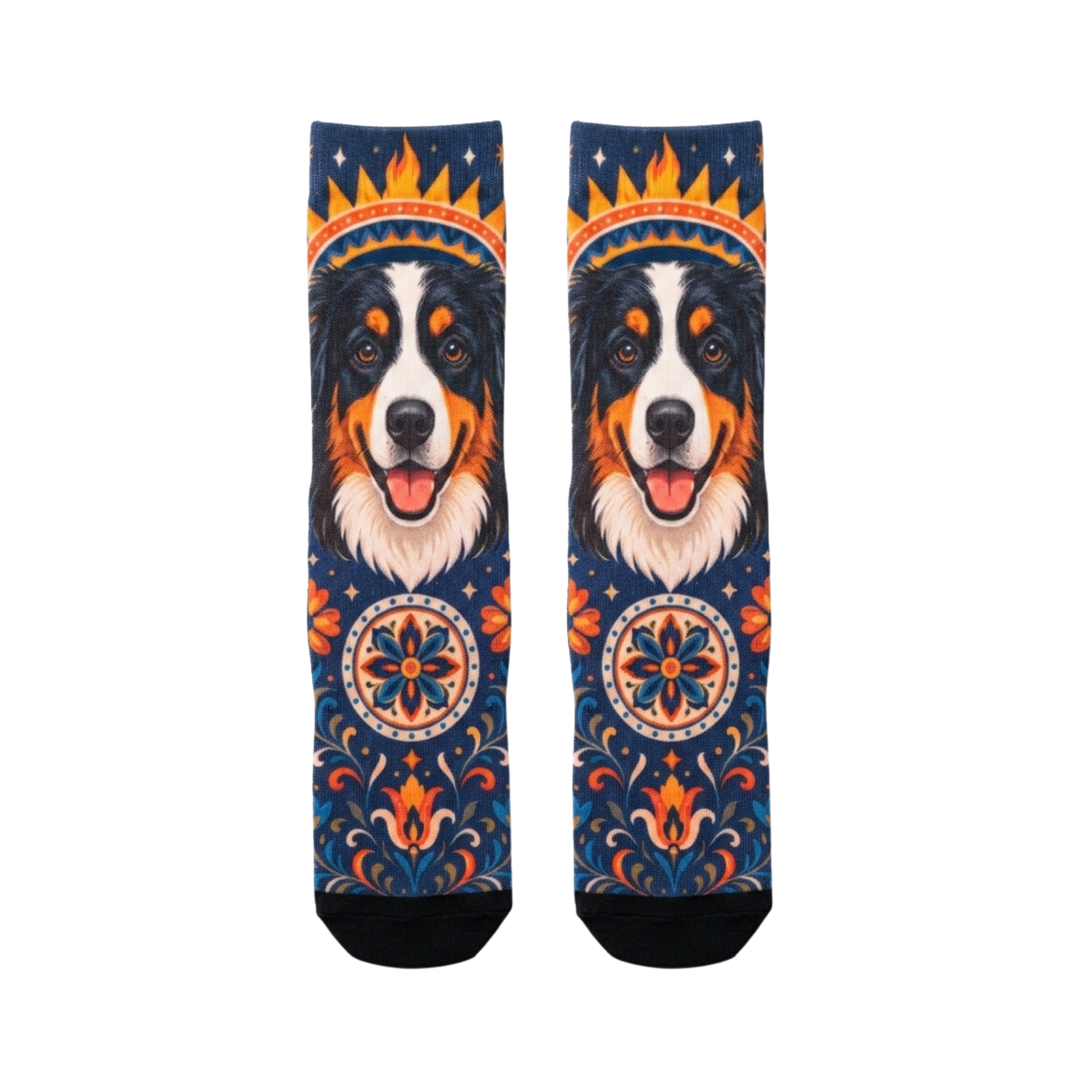 Custom Printed Christmas Themed Socks
